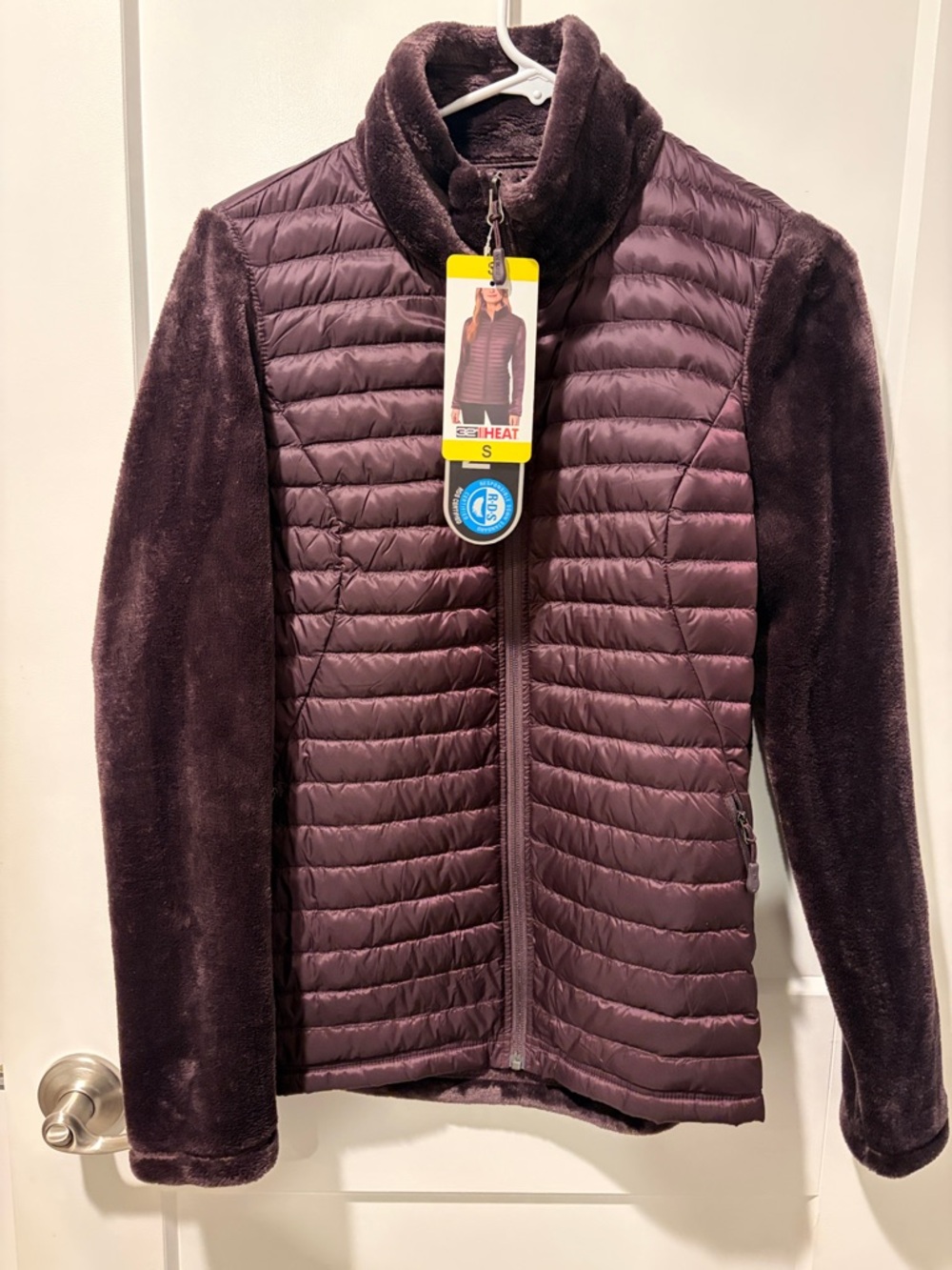 32 Degrees Women's Quilted Ultra Light Down Jacket - Plum